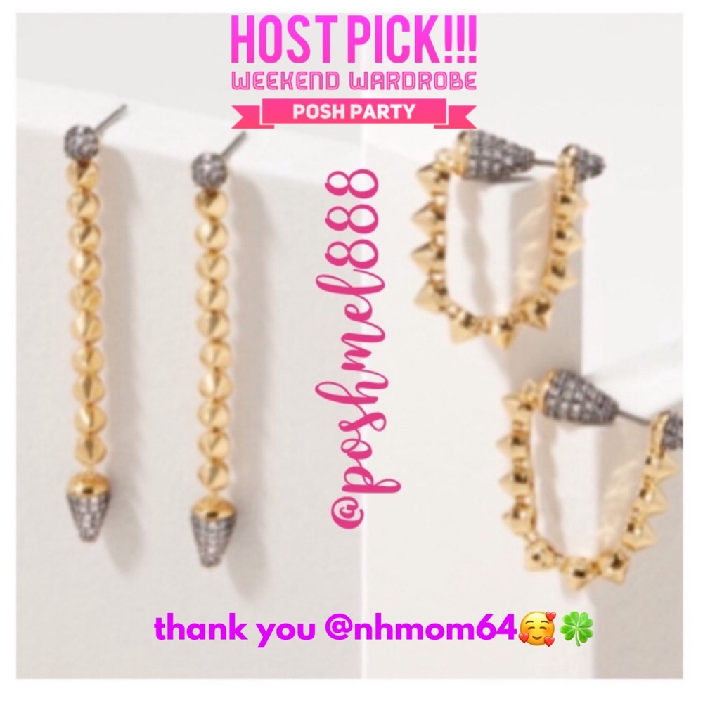 Stella & Dot | Versatile Renegade Linear Stud Earrings